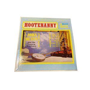 Vintage vinyl record design studio hootenanny blue grass special